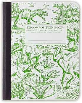 Decomposition Book Dinosaurs Composition Notebook College Ruled by Decomposition Book - American Made