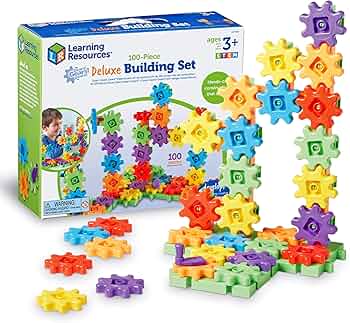 Learning Resources Gears 100-Piece Deluxe Building Set by Learning Resources - American Made