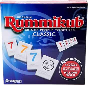 Pressman Rummikub Original Rummy Tile Game by Pressman Toy - American Made