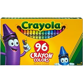 Crayola 120-Count Crayons with Storage Box by Crayola - American Made