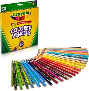 Crayola Colored Pencils 50-Count by Crayola - American Made