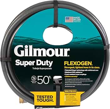 Gilmour Flexogen 5/8 in x 50 ft Garden Hose by Gilmour - American Made