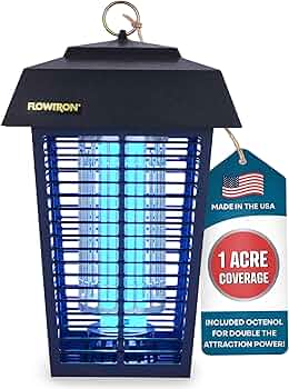 Flowtron Bug Zapper, 1 Acre Outdoor Coverage, 40W, Made in USA by Flowtron - American Made