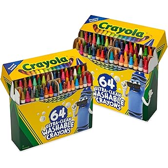 Crayola Ultra-Clean Washable Crayons 24-Count by Crayola - American Made