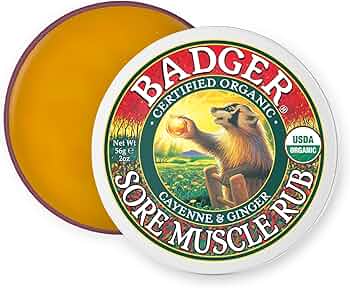 Badger Sore Muscle Rub, 2oz Tin by Badger - American Made