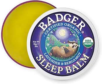 Badger Natural Sleep Balm, Lavender & Bergamot, 2oz by Badger - American Made