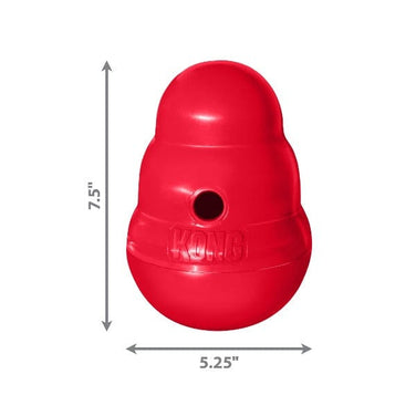 Kong Wobbler Treat Dispensing Dog Toy Large by Kong - American Made