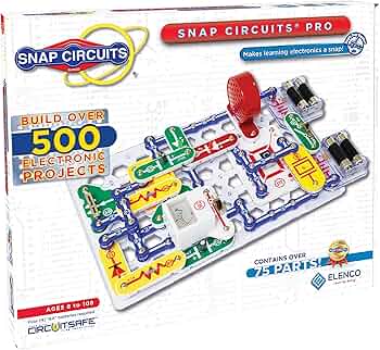Snap Circuits Pro SC-500 Electronics Exploration Kit by Elenco Electronics - American Made