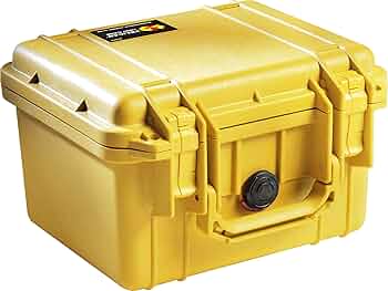 Pelican 1300 Case With Foam Yellow by Pelican - American Made