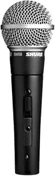 Shure SM58S Dynamic Vocal Microphone with On/Off Switch by Shure - American Made