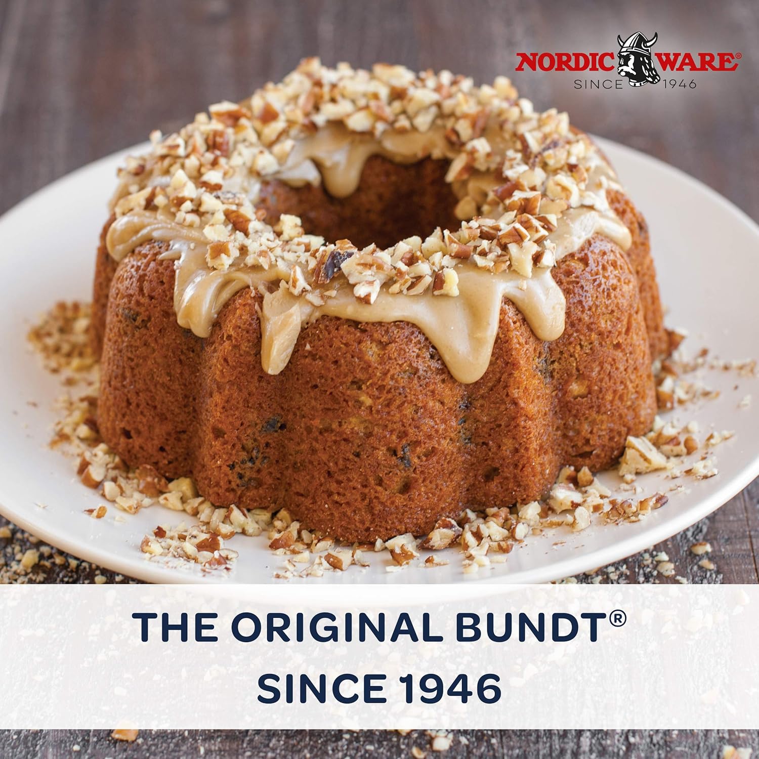 Nordic Ware Platinum Collection Original Bundt Pan 12-Cup by Nordic Ware - American Made