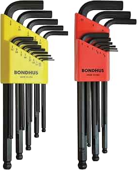 Bondhus 20199 Balldriver L-Wrench Double Pack SAE and Metric by Bondhus - American Made
