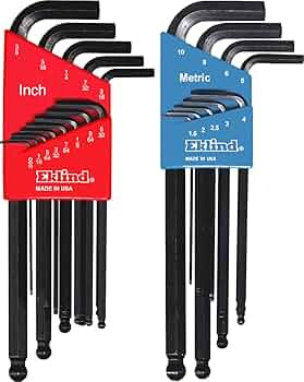 Eklind 22-Piece Ball-Hex L-Key Combo Set by Eklind Tool Company - American Made