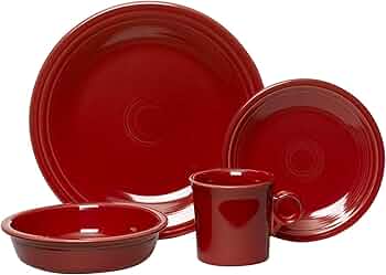 Fiesta 16-Piece Dinnerware Set, Service for 4 by Fiesta - American Made