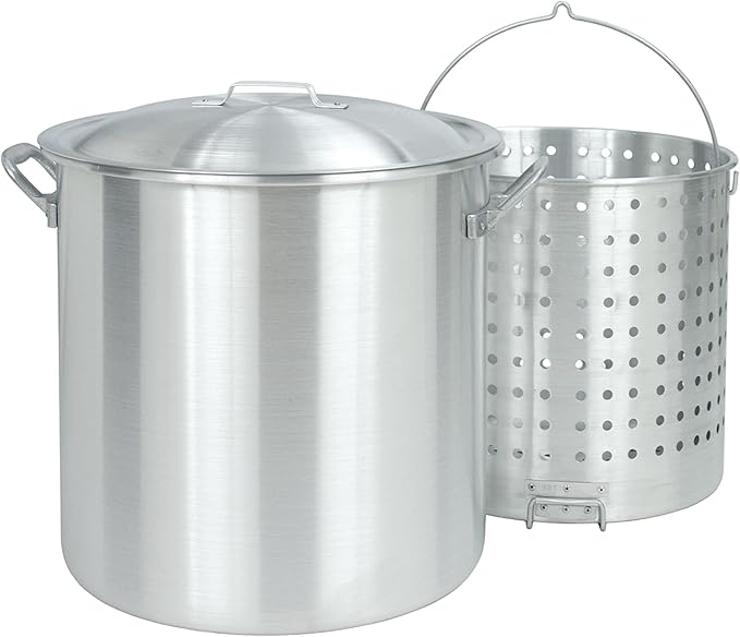 Bayou Classic 800-990 90-Quart Aluminum Turkey Fryer Pot with Basket by Bayou Classic - American Made