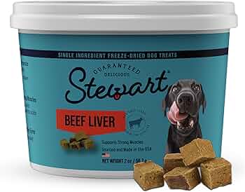 Stewart Pro-Treat Freeze Dried Beef Liver Dog Treats 2oz by Stewart - American Made