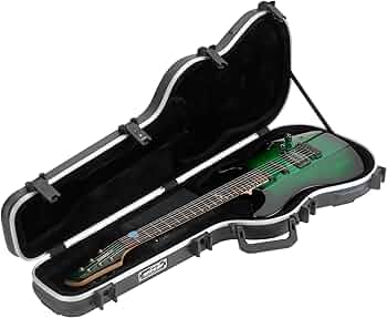 SKB Cases Standard Electric Guitar Hard Shell Case with TSA Locking Latch by SKB Cases - American Made