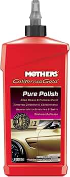 Mothers 07100 California Gold Pure Polish 16 oz Ultimate Wax System Step 1 by Mothers Polishes - American Made