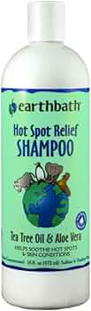 Earthbath Tea Tree Oil Hot Spot Relief Pet Shampoo, 16 oz by Earthbath - American Made
