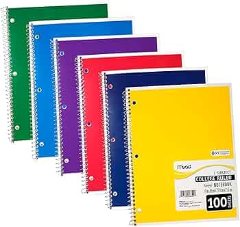 Mead Composition Book College Ruled Black Marble 100 Sheets by Mead - American Made