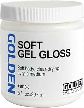 Golden Artist Colors Soft Gel Gloss 8oz by Golden Artist Colors - American Made