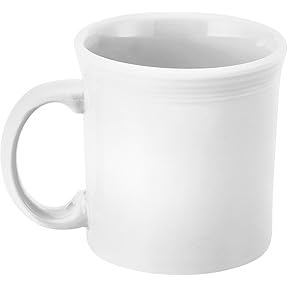 Fiesta 12-Ounce Java Mug, White by Fiesta - American Made