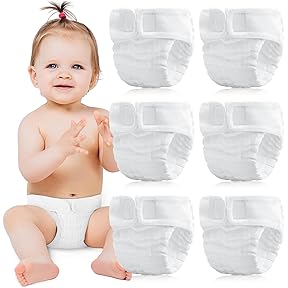 Kissaluvs Cotton Interlock Fitted Diaper Size 1 by Kissaluvs - American Made