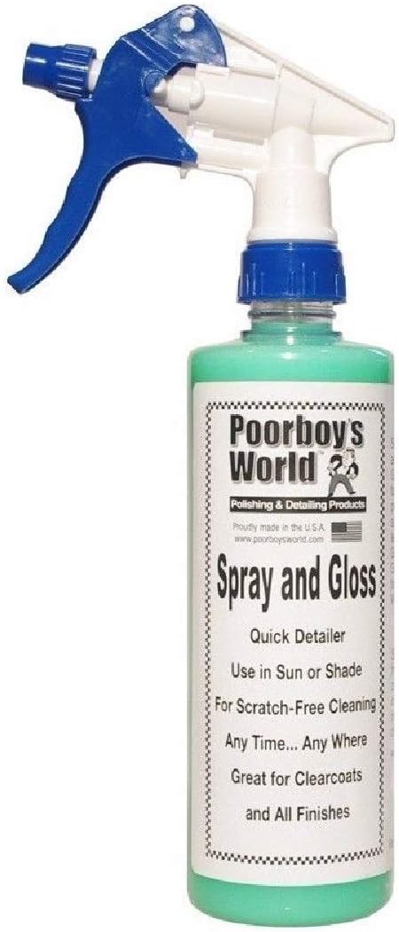 Poorboy's World Spray and Gloss Quick Detailer 16 oz with Sprayer by Poorboy's World - American Made