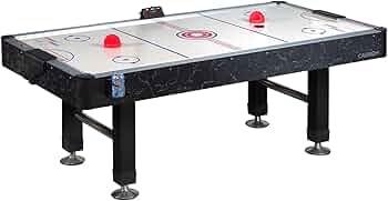 Carrom Signature Air Powered Hockey Table Black Marble by Carrom Company - American Made