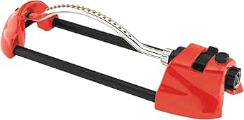 Dramm ColorStorm Premium Metal Oscillating Sprinkler, Red by Dramm - American Made