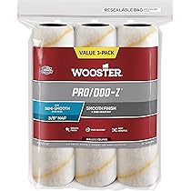 Wooster Brush RR723-9 Pro Doo-Z Roller Cover 3/8 Inch Nap 9 Inch by Wooster Brush - American Made