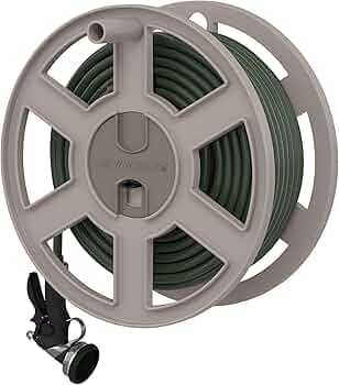 Suncast 100-Foot Wall Mount Garden Hose Holder Made in USA by Suncast - American Made