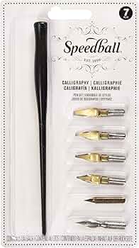 Speedball Basic Calligraphy Set 7-Piece by Speedball - American Made