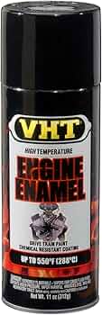 VHT SP124 Engine Enamel Gloss Black 11 oz by VHT - American Made