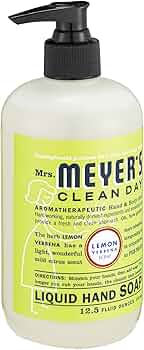 Mrs. Meyer's Clean Day Liquid Hand Soap Lemon Verbena 12.5oz by Mrs. Meyer's - American Made