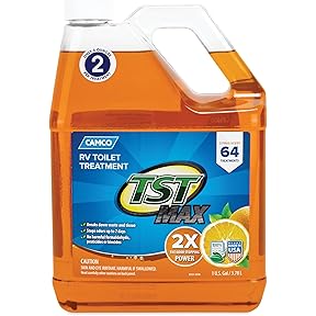 Camco TST MAX RV Toilet Treatment Orange Scent 1-Gallon by Camco - American Made