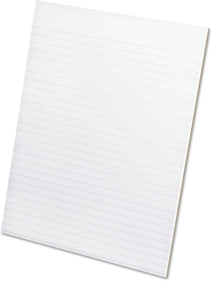 Ampad Evidence Glue Top 8-1/2x11 Pads Narrow Rule White 50 Sheets by Ampad - American Made