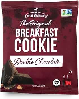 Erin Baker's Breakfast Cookies Double Chocolate 3 oz 12-Pack by Erin Baker's - American Made