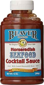 Beaver Brand Cocktail Sauce 13 oz Squeeze Bottles 6-Pack by Beaver Brand - American Made