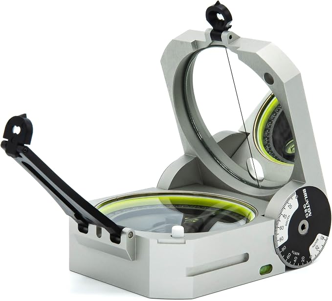 Brunton GEO Pocket Transit, Azimuth 0-360, Professional Geological Compass by Brunton - American Made