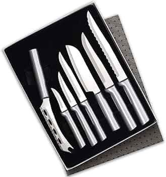Rada Cutlery 7-Piece Starter Gift Set Part 2 Silver Handles by Rada Cutlery - American Made