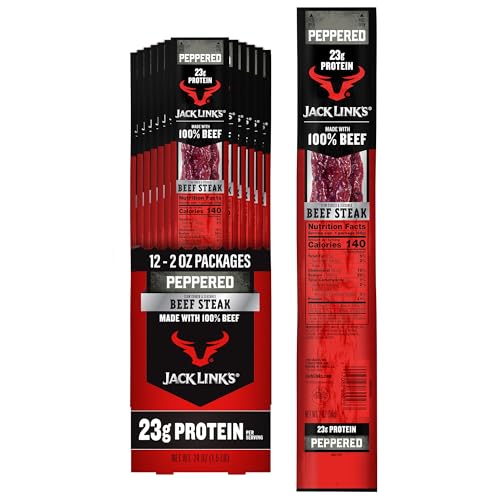 Jack Link's Beef Steak Strips, Peppered by Jack Link's - American Made