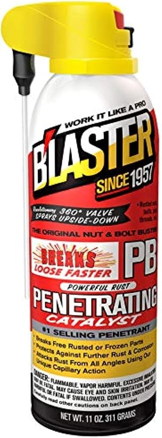 PB Blaster Penetrating Catalyst with PowerStraw 11oz by PB Blaster - American Made