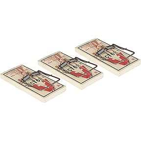 Victor M001 Original Wood Mouse Trap — 12-Pack Classic Spring Snap Trap by Victor Pest - American Made