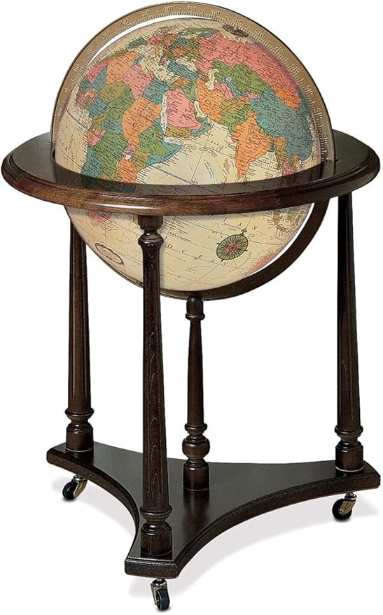 Replogle Globes Illuminated Lafayette Globe Antique Ocean 16-Inch by Replogle Globes - American Made