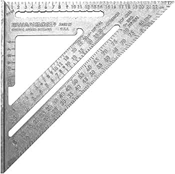 Swanson NA202 Metric Speed Square Layout Tool by Swanson Tool - American Made