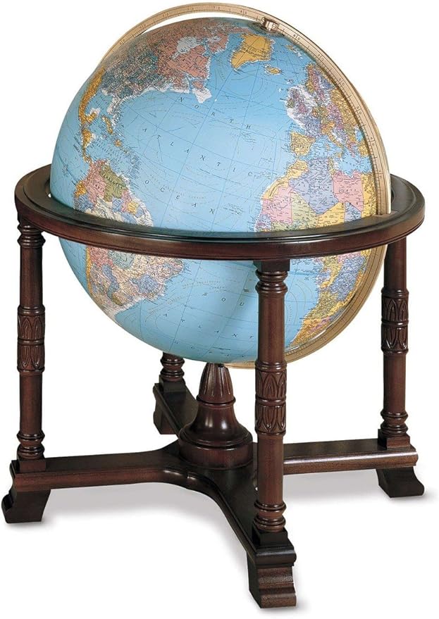 Replogle Illuminated Diplomat Globe Blue Ocean 32-Inch Diameter by Replogle Globes - American Made