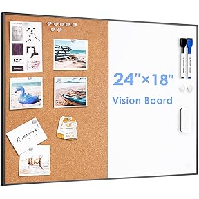 Quartet Combination Whiteboard and Corkboard 4x3ft by Quartet - American Made