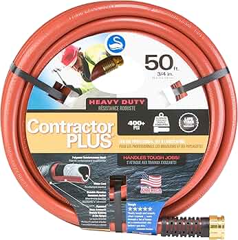 Swan Products CONTRACTOR Plus Commercial Duty Clay Hose 50 Feet by Swan Products - American Made
