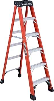 Louisville Ladder 6-Foot Fiberglass Step Ladder — 375-Pound Capacity, Type IAA by Louisville Ladder - American Made